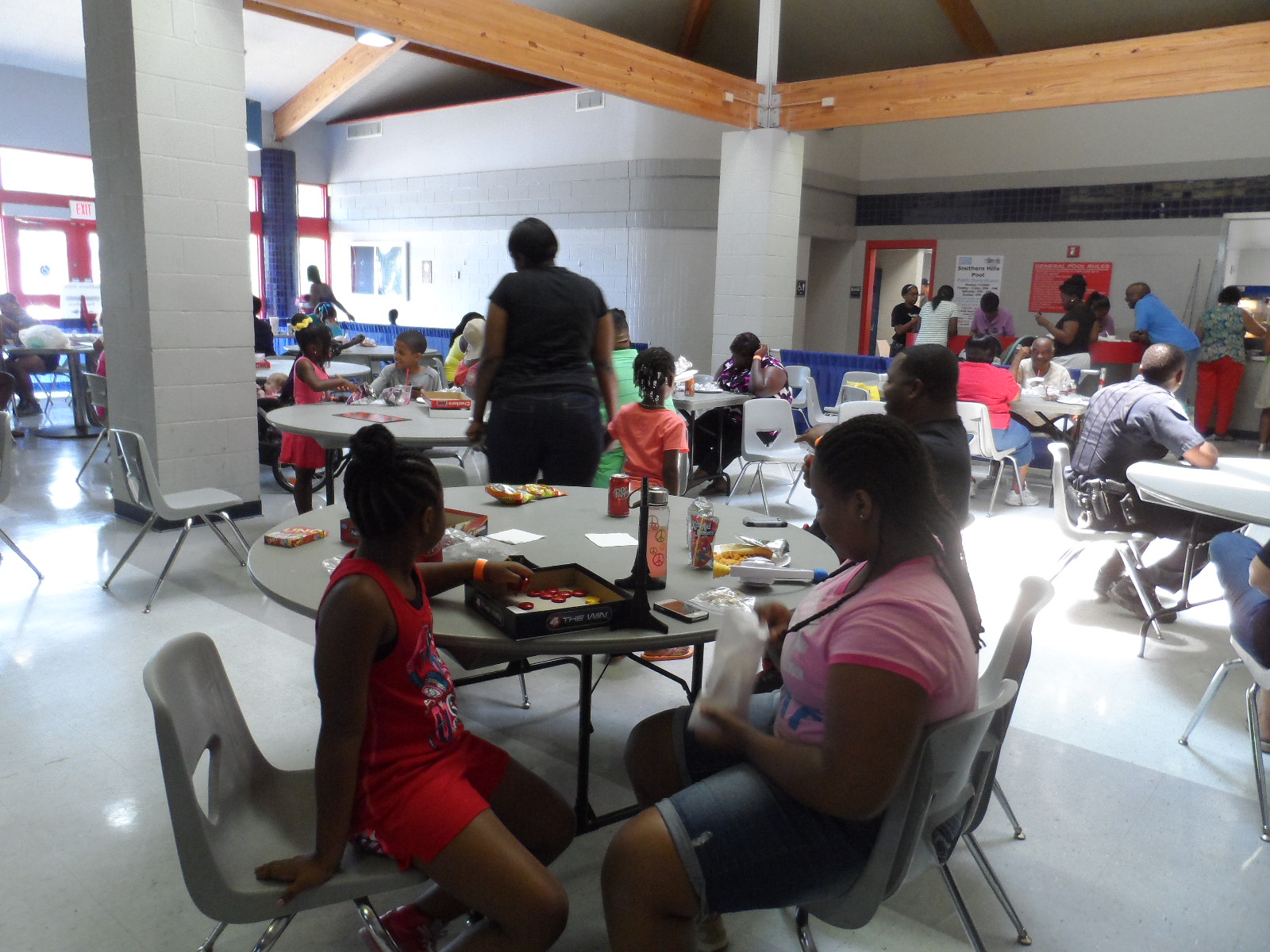 Table games and face painting